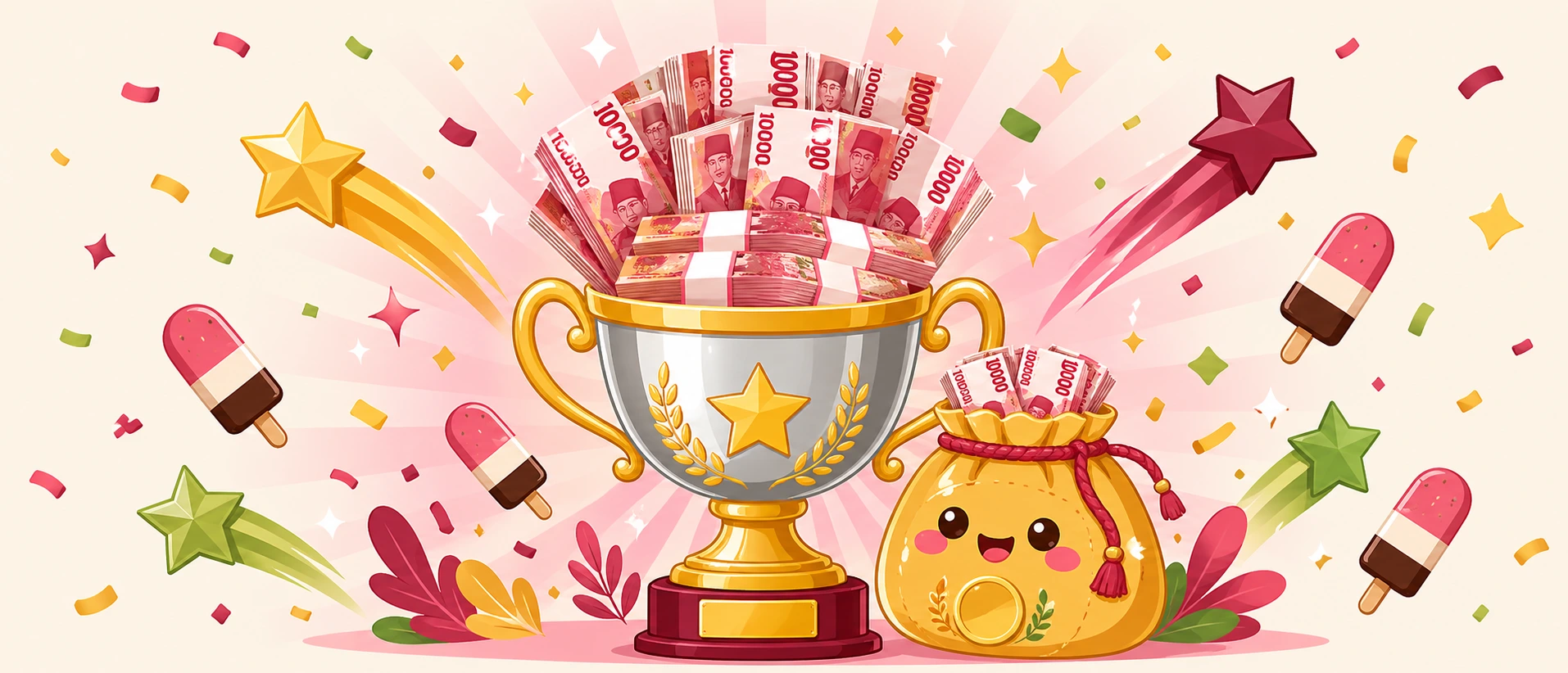 Hadiah uang tunai juara kota